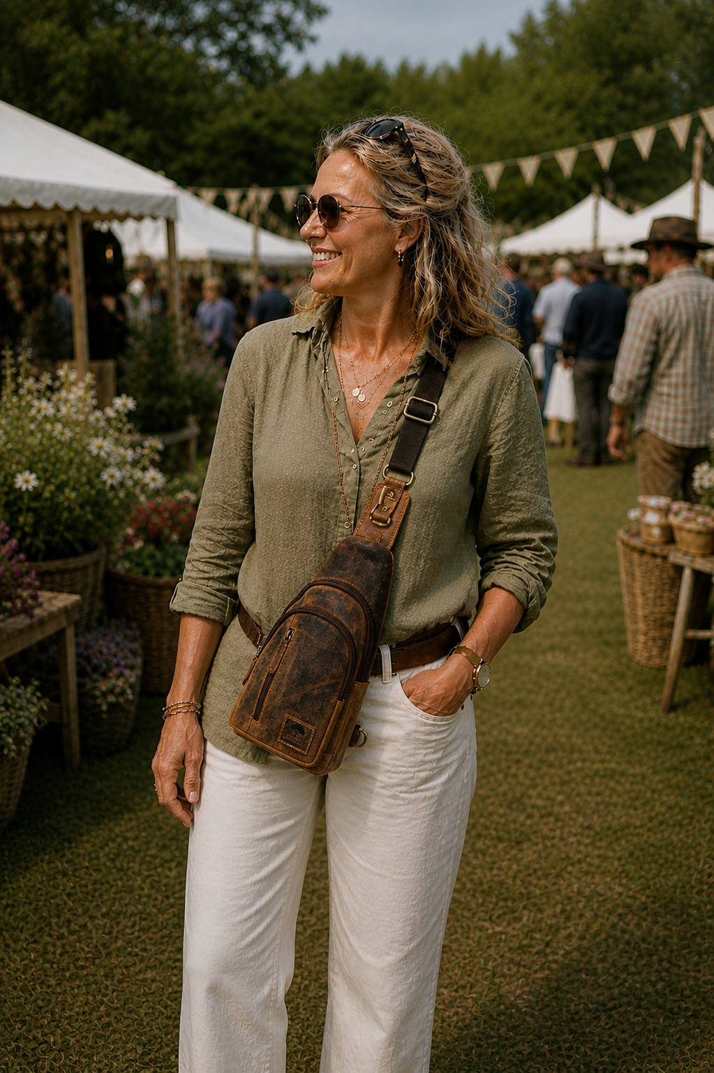 Lederne Umhängetasche – Kompakt, robust & stylisches Vintage-Leder