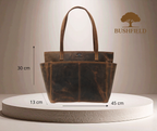 Lederner Damen Shopper – Stilvoll & Zeitlos